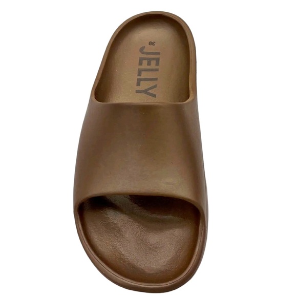 Lemon Jelly Sport Slide Sandals Azalea Bronze Metal - Picture 2 of 8